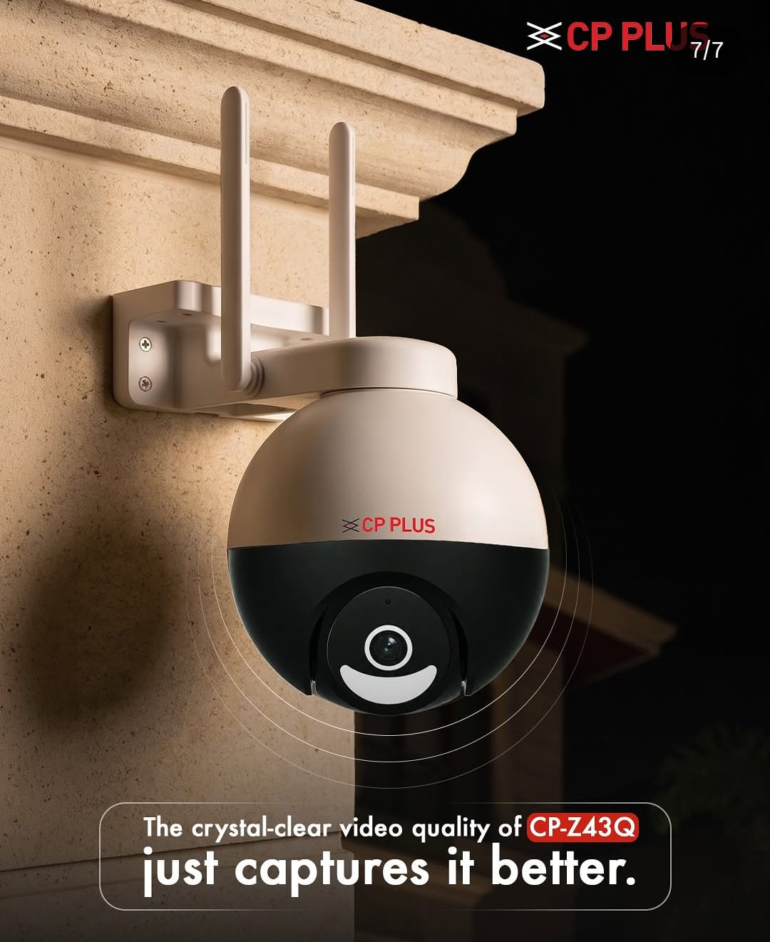CP PLUS CP-Z43Q Crystal Clear PTZ Smart Security Camera